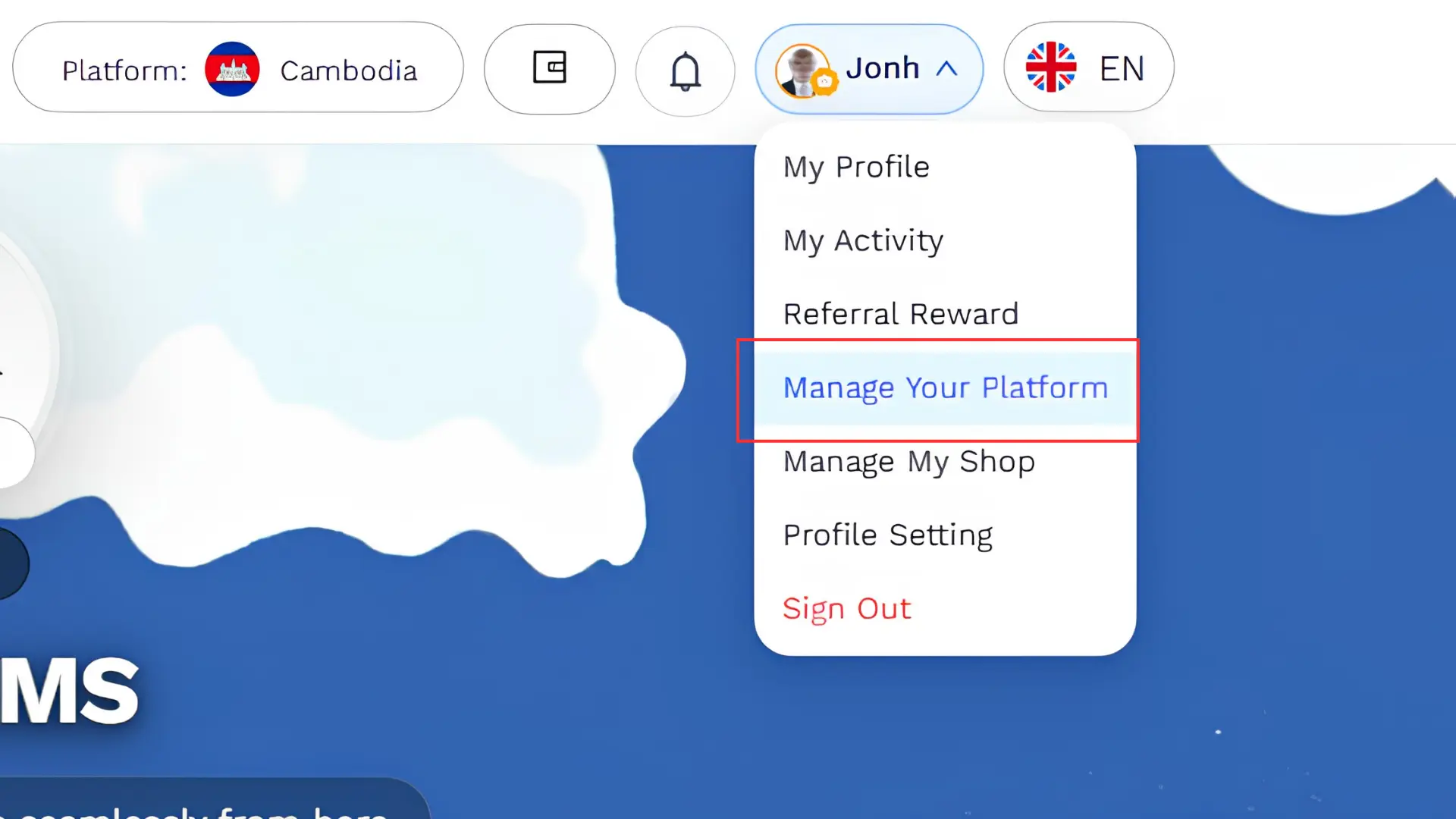 Manage Platform
